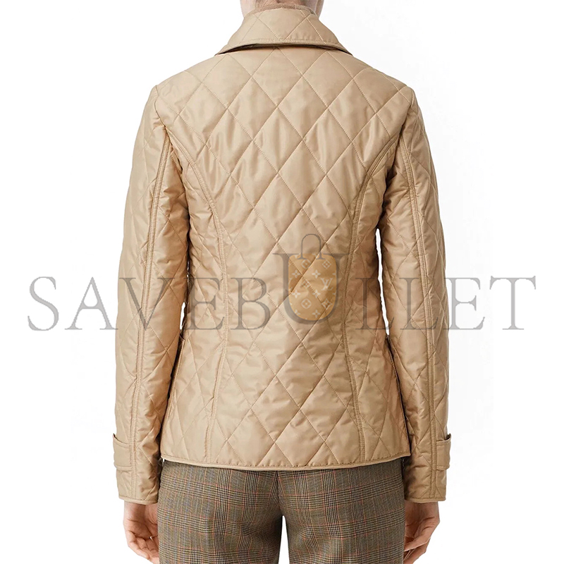 BURBERRY DIAMOND PATTERNED QUILTED JACKET